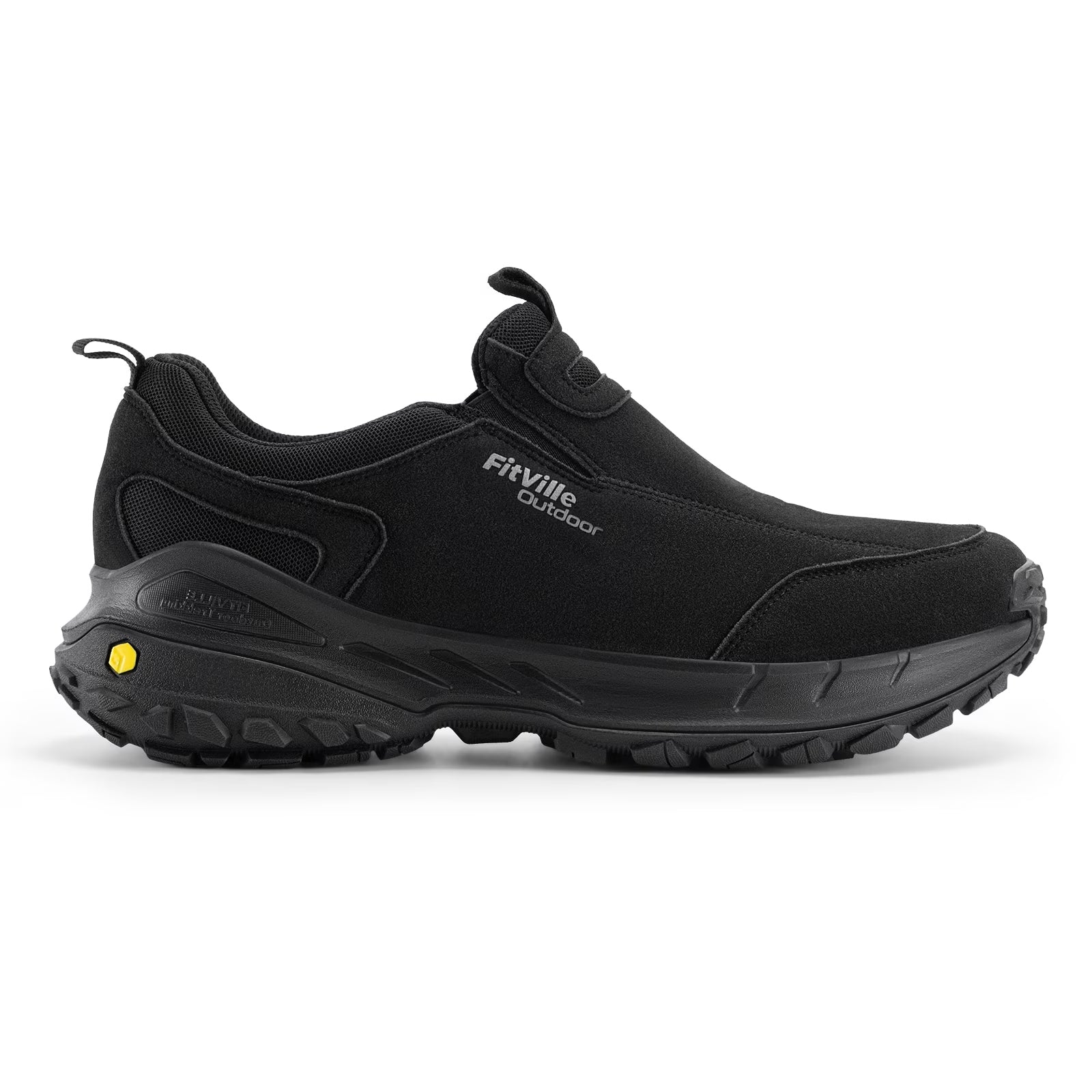FITVILLE Wide Mens Slip on Trekking Loafer with Arch Support - Footcourt Egypt