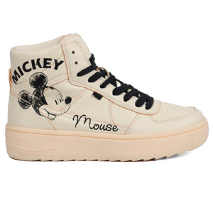 ZARA Graffiti High - Top Mickey Mouse Sneakers - Footcourt Egypt