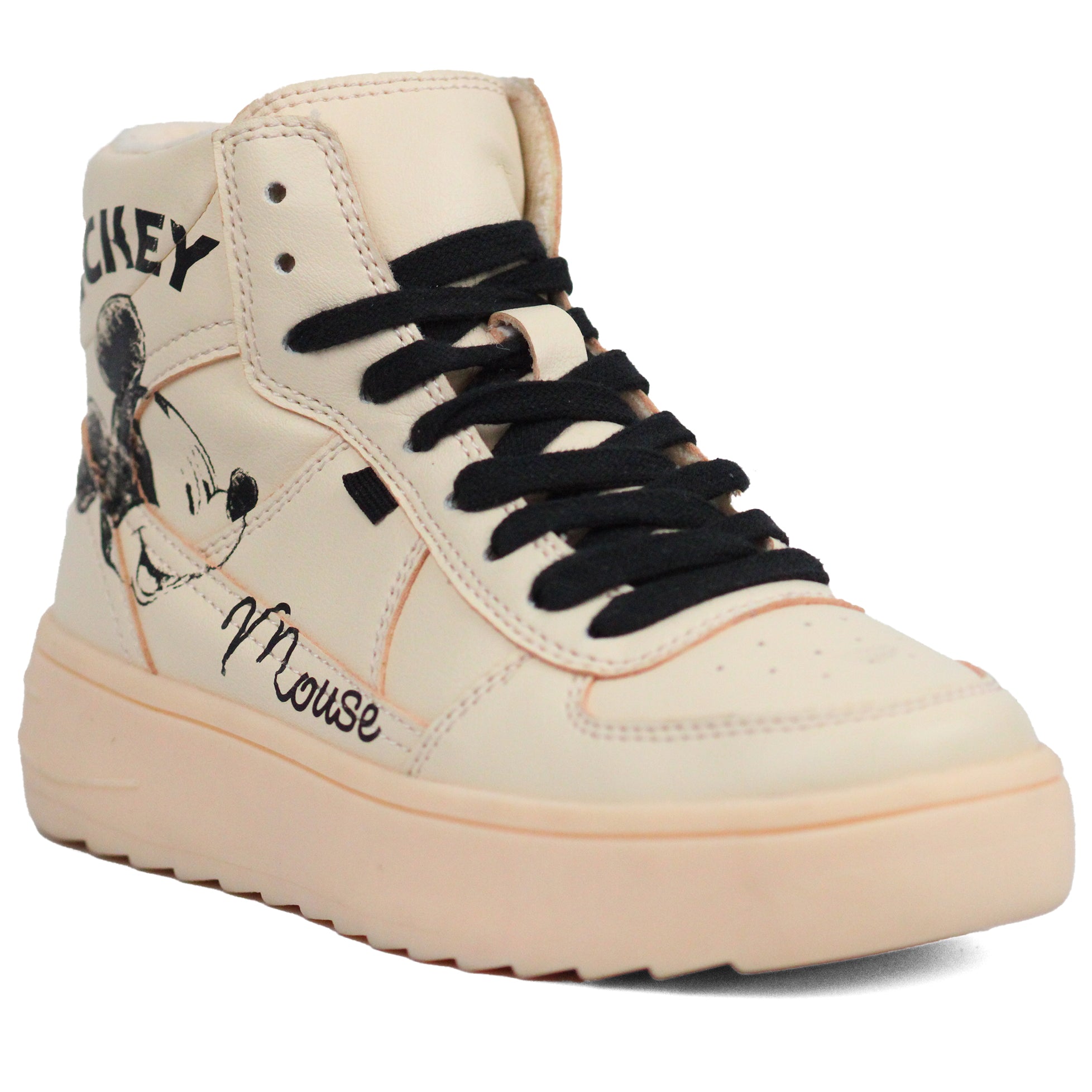 ZARA Graffiti High - Top Mickey Mouse Sneakers - Footcourt Egypt