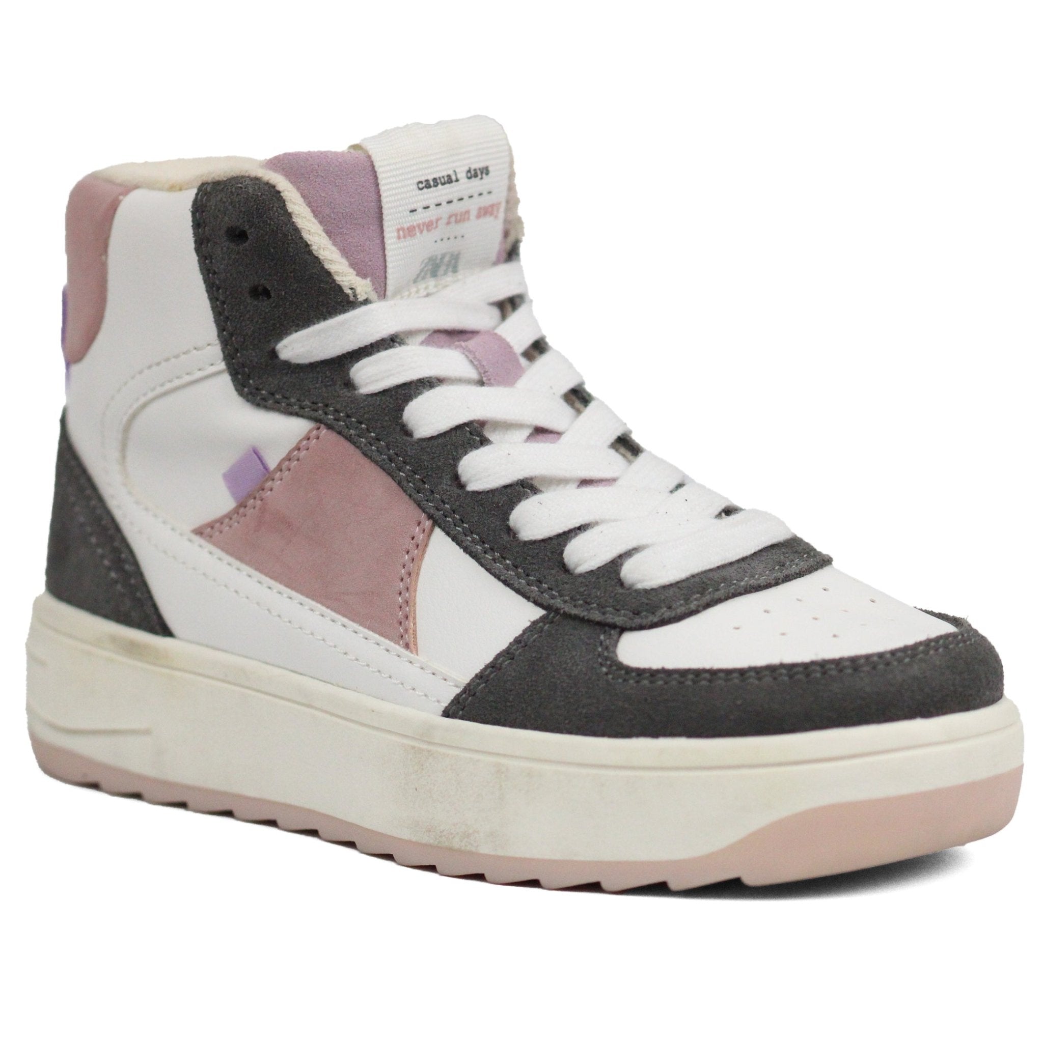 ZARA Casual Days Never Run Away Hitop Shoes - Footcourt Egypt