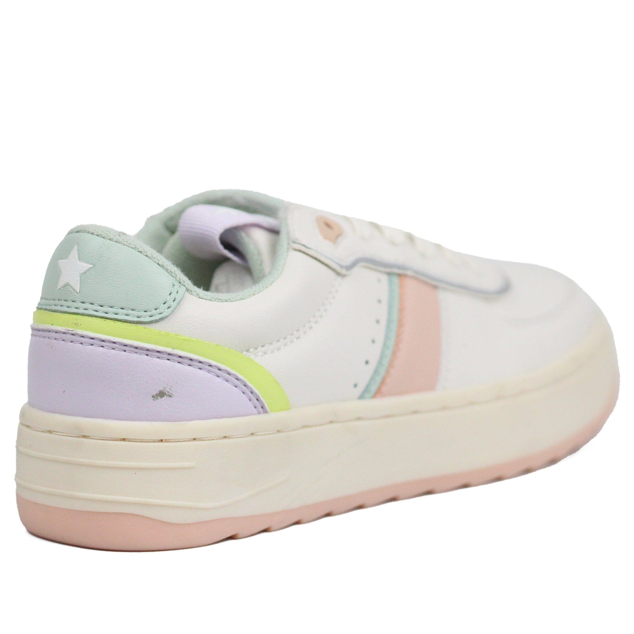 ZARA Leather Stars Sneakers WTML - Footcourt Egypt