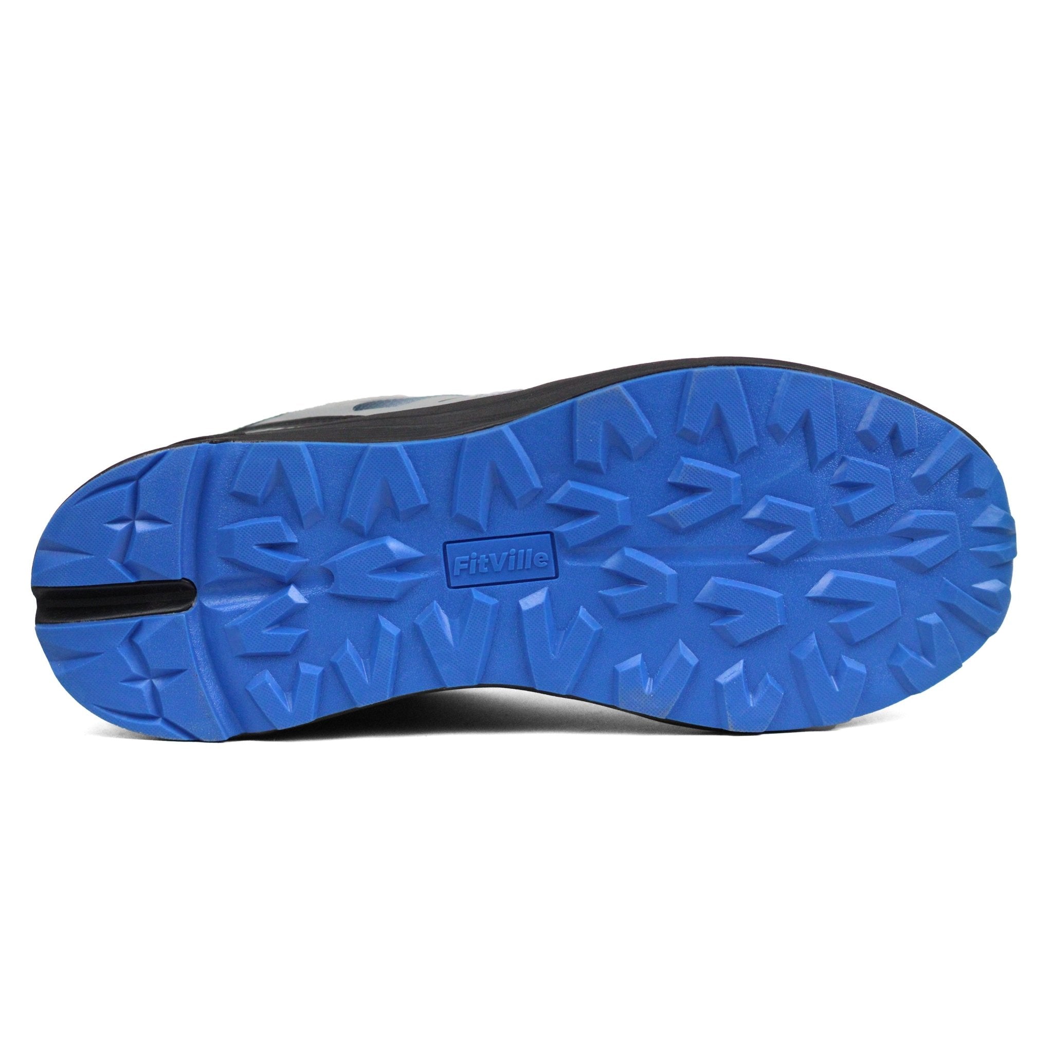 FITVILLE Extra Wide HIKING Shoes Soft Toe GRY - Footcourt Egypt