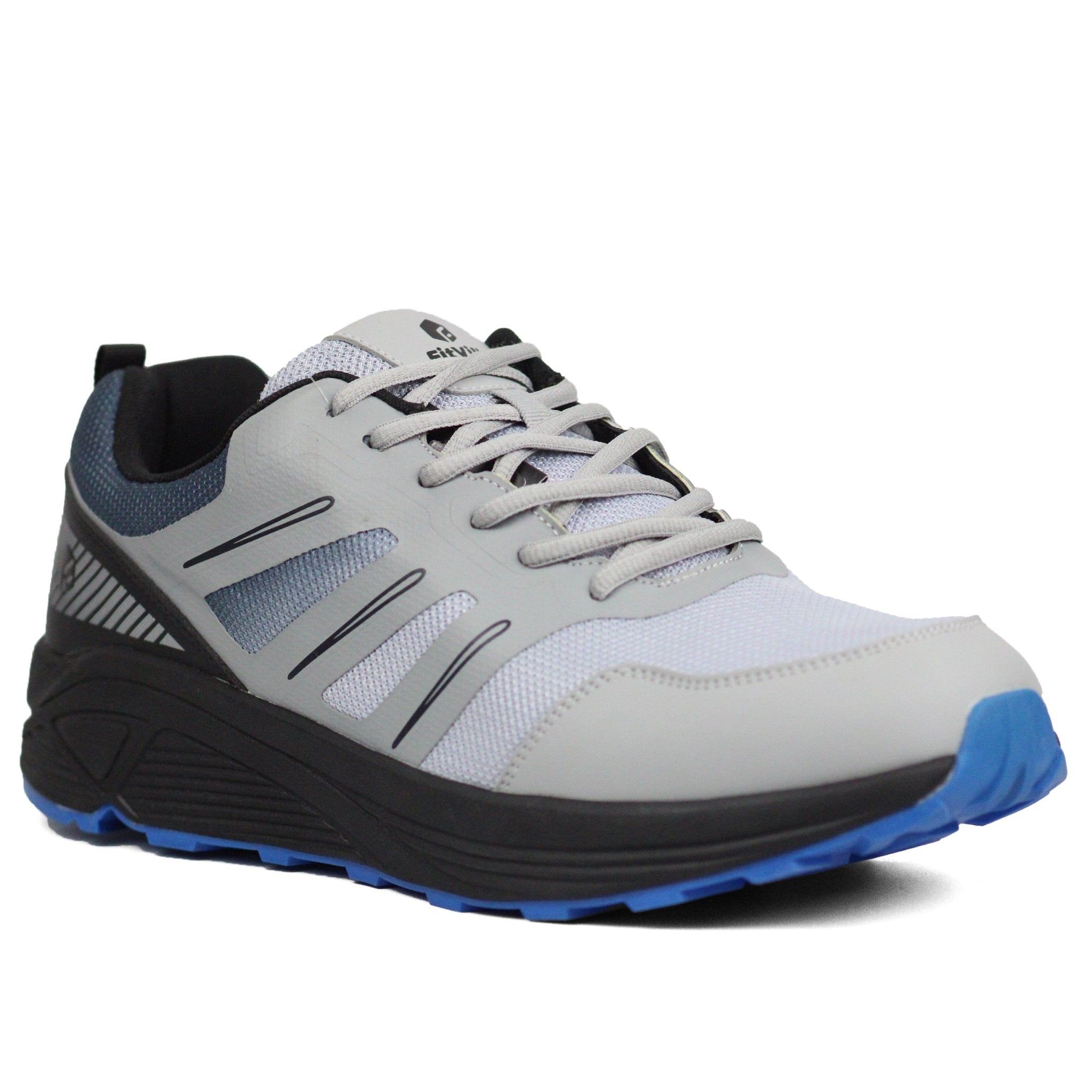 FITVILLE Extra Wide HIKING Shoes Soft Toe GRY - Footcourt Egypt