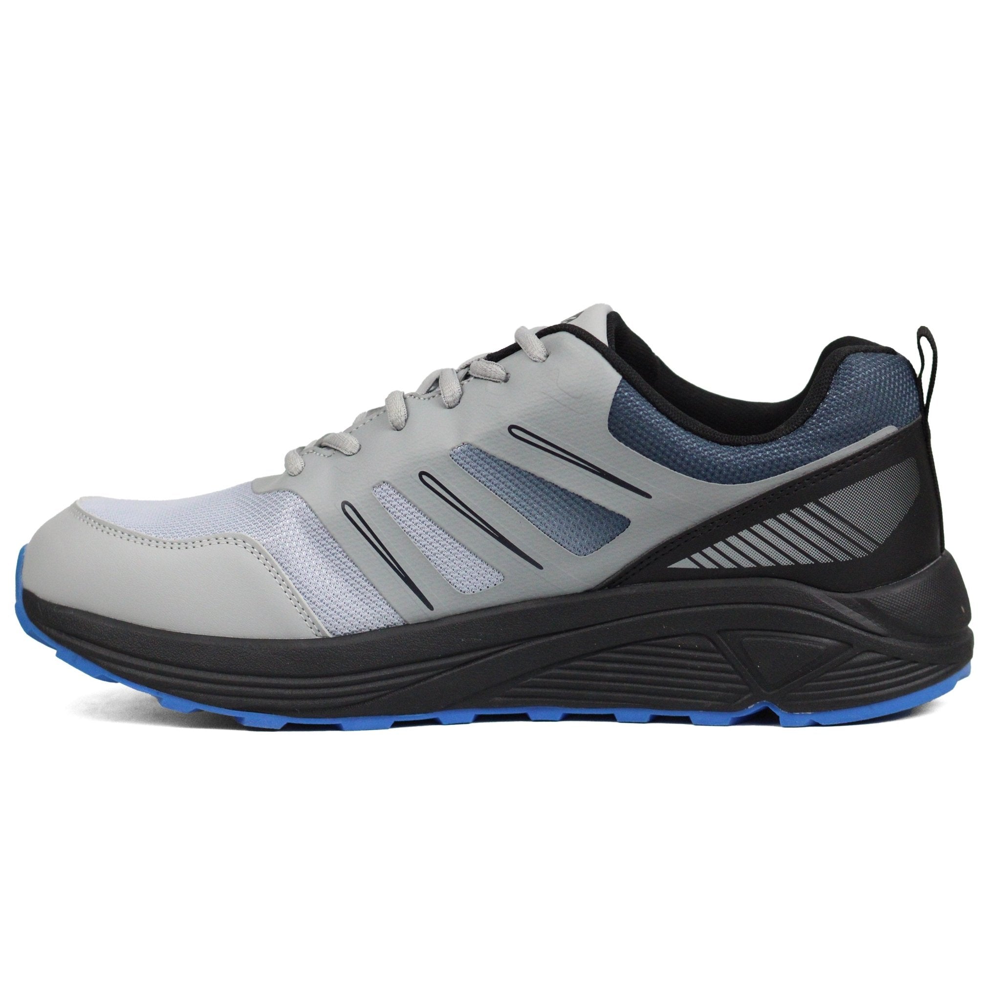 FITVILLE Extra Wide HIKING Shoes Soft Toe GRY - Footcourt Egypt