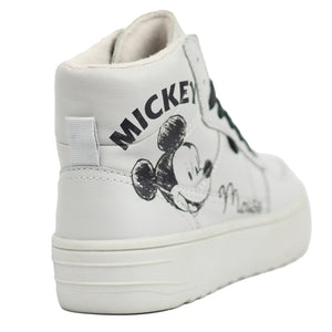 ZARA Graffiti High - Top Mickey Mouse Sneakers Ltgy - Footcourt Egypt