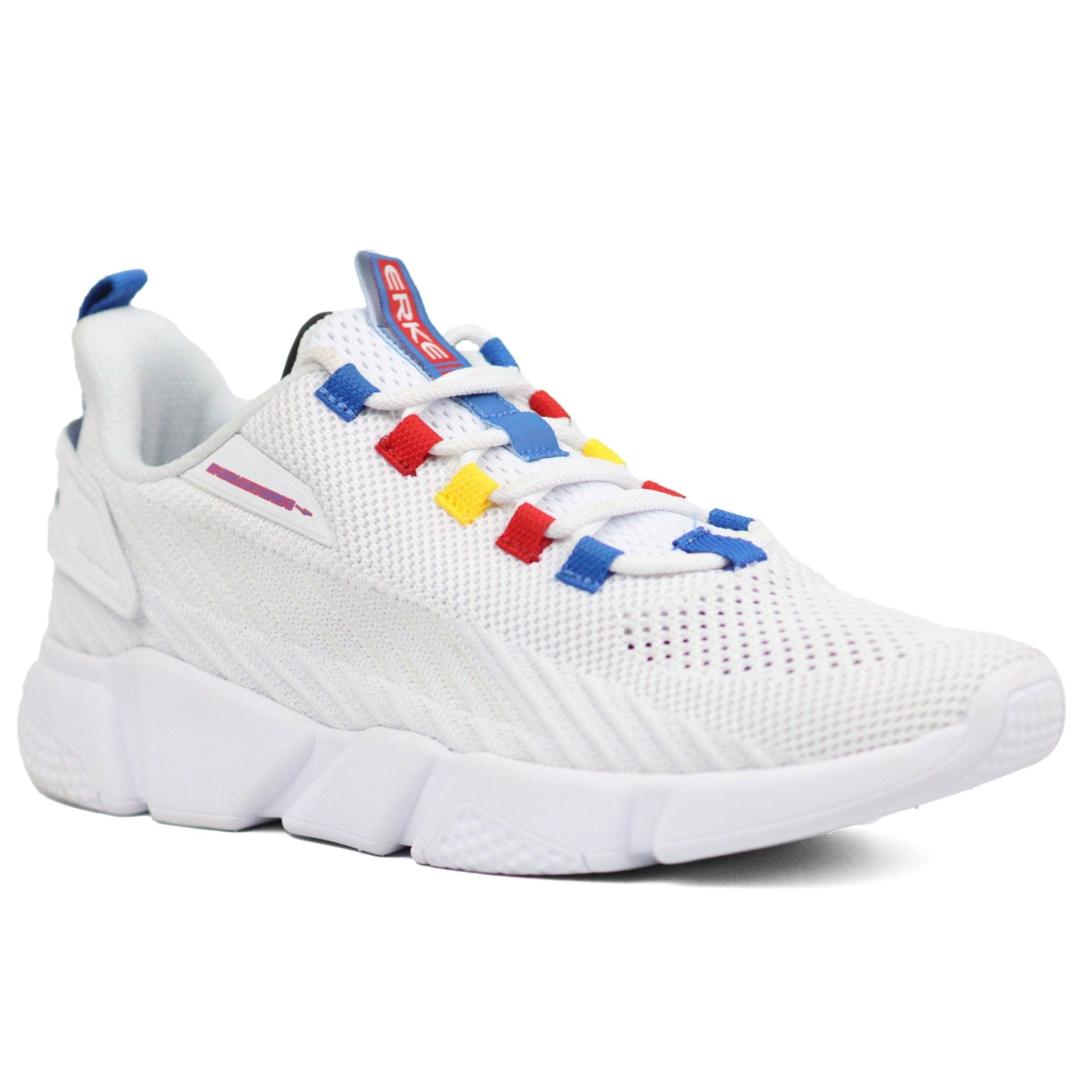 ERKE 03A Casual Trend Sneakers WHT - Footcourt Egypt