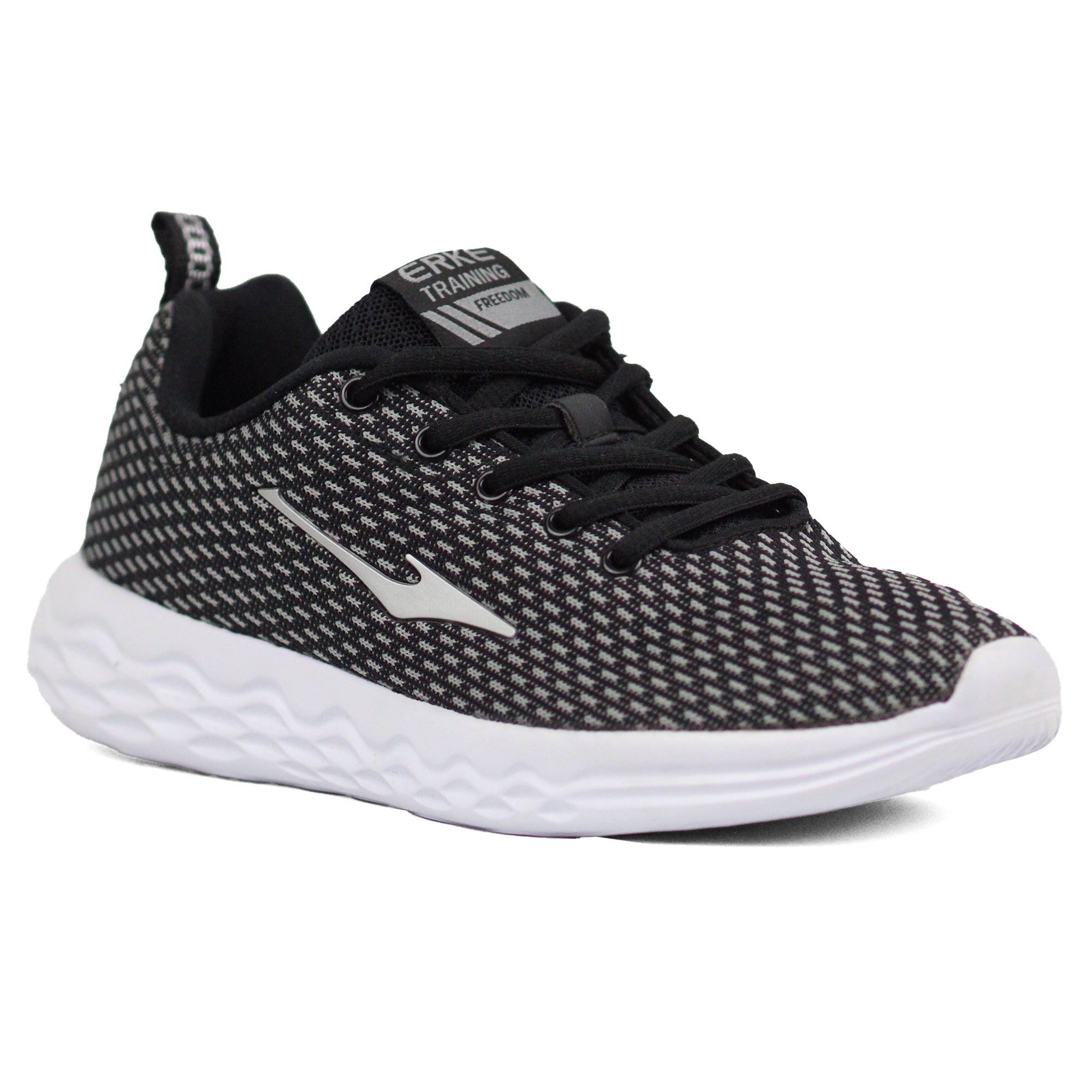 ERKE 02A Training Fredom Sneakers BKWT - Footcourt Egypt