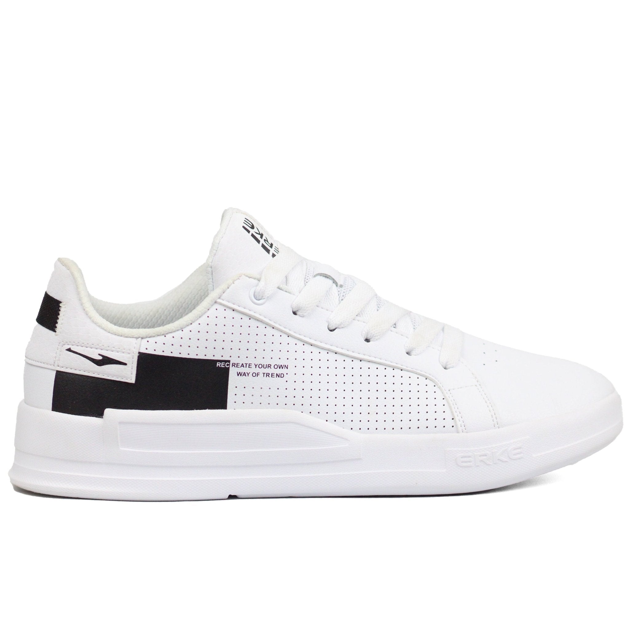 ERKE 03A Recreate your own way Casual Low - Top Sneakers WHT - Footcourt Egypt
