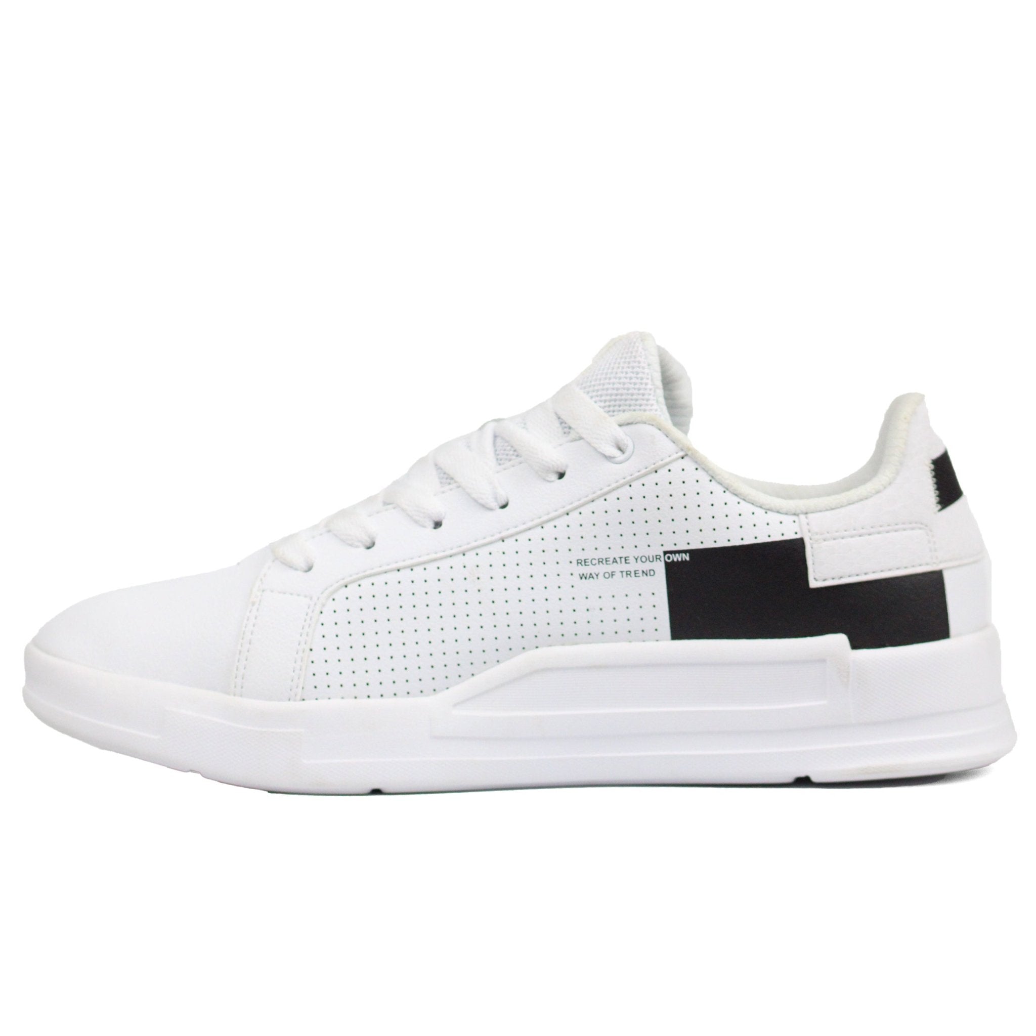 ERKE 03A Recreate your own way Casual Low - Top Sneakers WHT - Footcourt Egypt