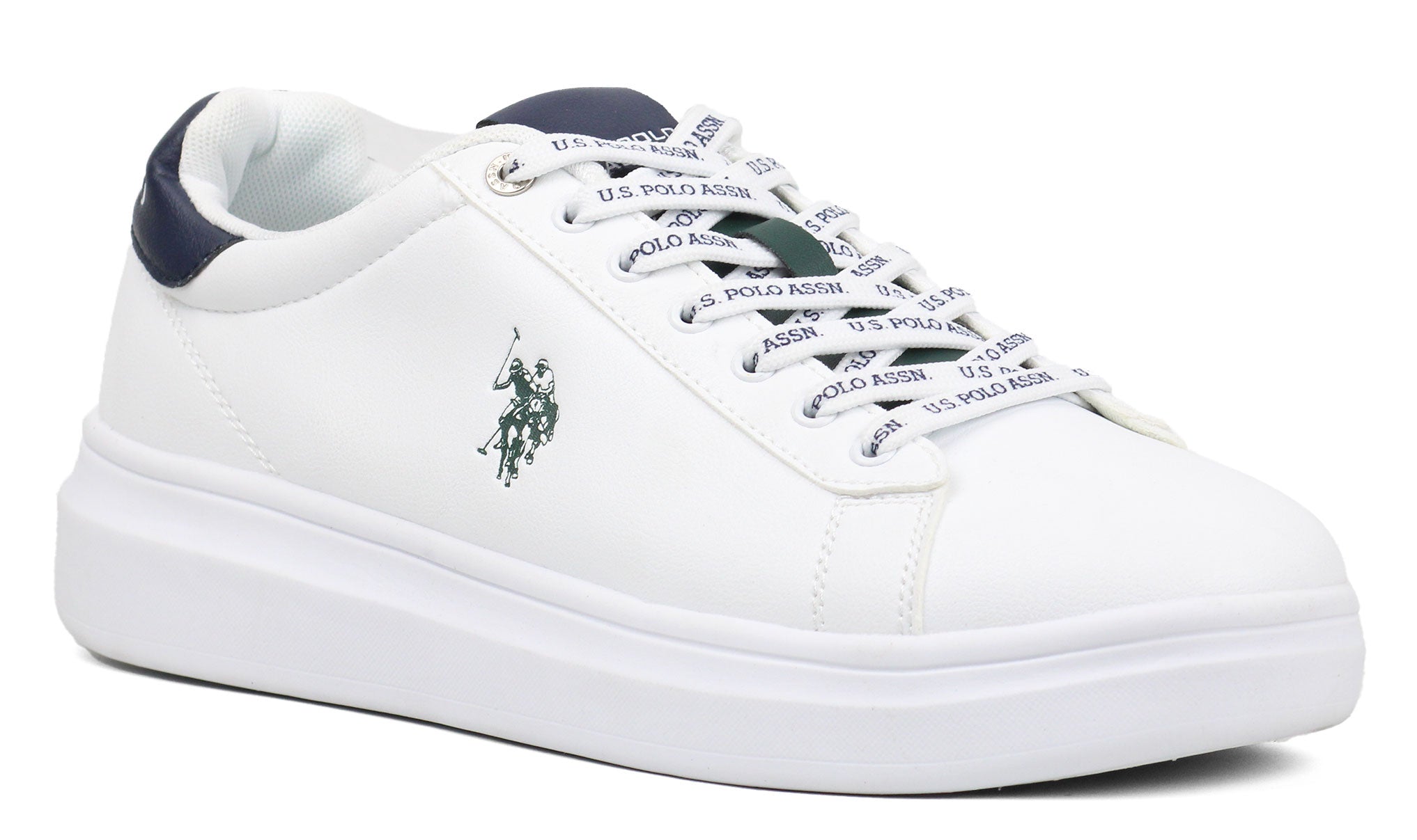 US POLO Men's Sneaker White - Footcourt Egypt