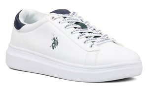 US POLO Men's Sneaker White - Footcourt Egypt