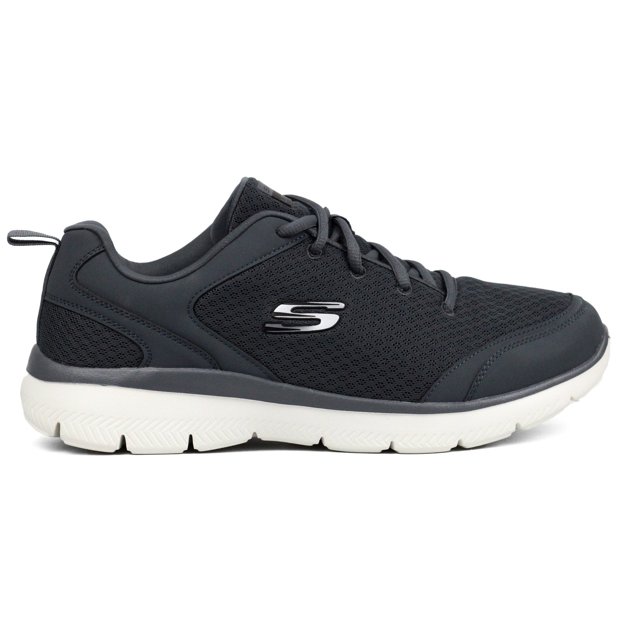SKECHERS Light weight Lifestyle Shoes-CHAR - Footcourt Egypt