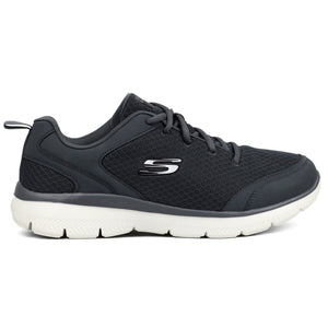 SKECHERS Light weight Lifestyle Shoes-CHAR - Footcourt Egypt
