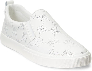 RALPH LAUREN Haddley Logo Leather Slip - On Trainer - Footcourt Egypt