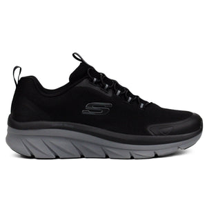 Skechers Cushion walker BKGY - Footcourt Egypt