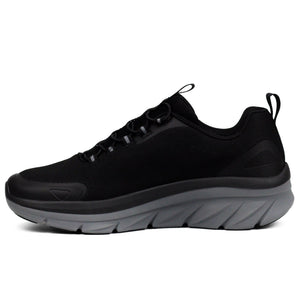 Skechers Cushion walker BKGY - Footcourt Egypt