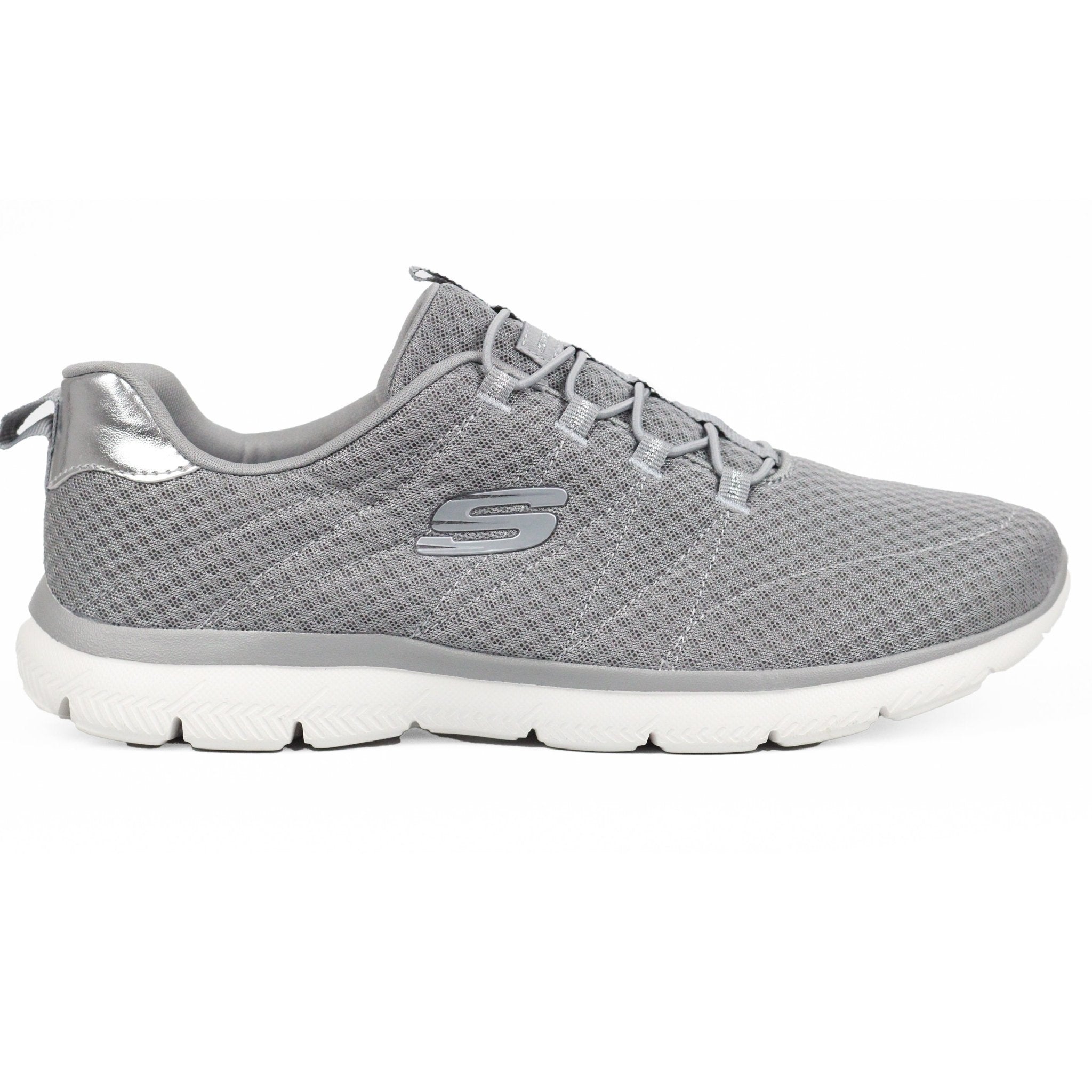 SKECHERS Shoes Casual Summits GRY - Footcourt Egypt