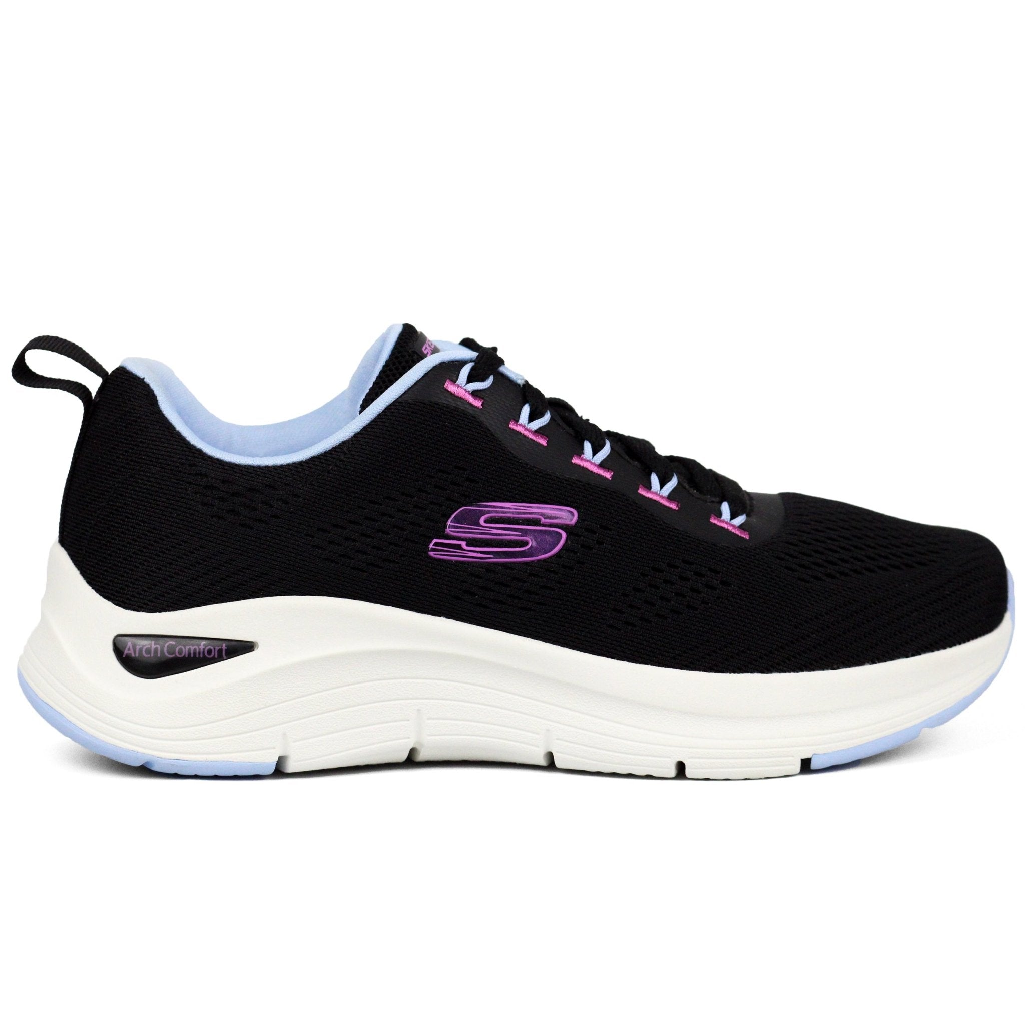 SKECHERS Arch comfort Sneakers BKLB - Footcourt Egypt