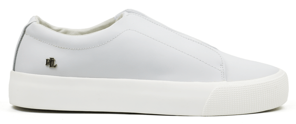 RALPH LAUREN Isla Leather Platform Trainer - Footcourt Egypt