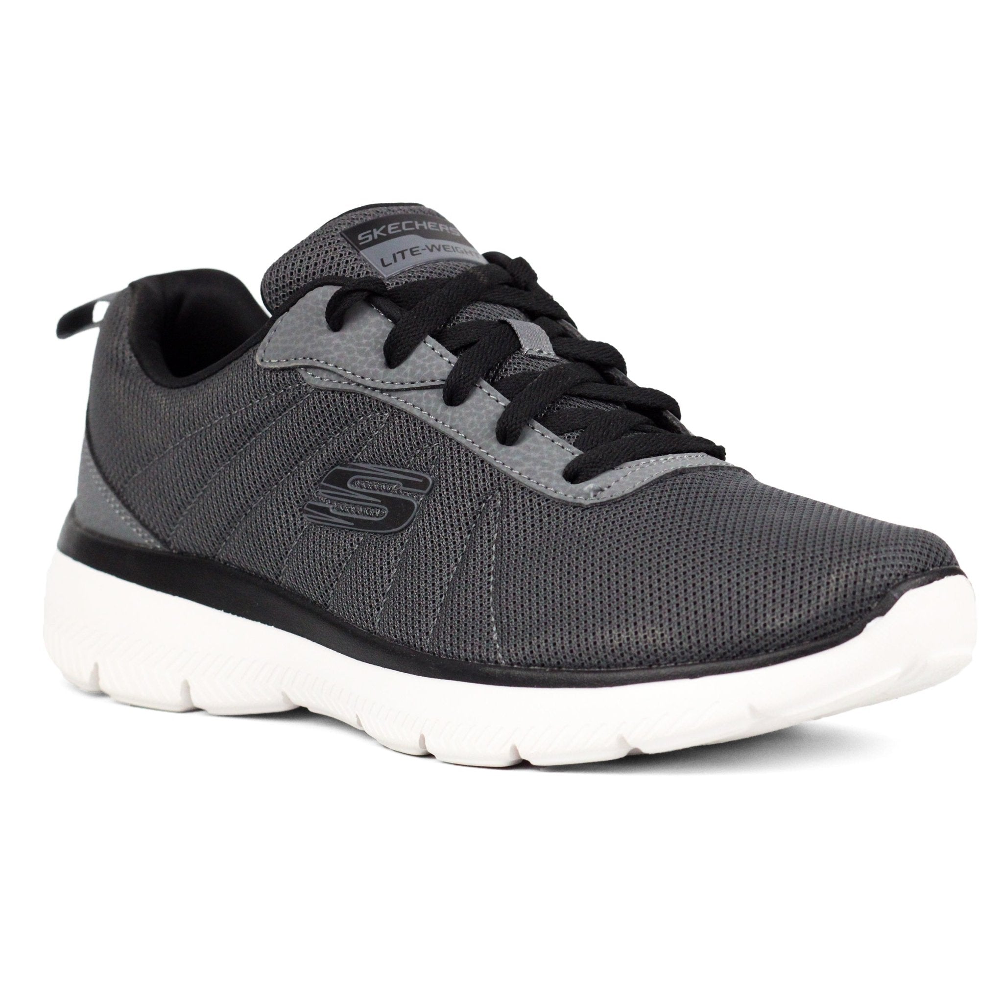 SKECHERS Light Weight Shoes GRY - Footcourt Egypt