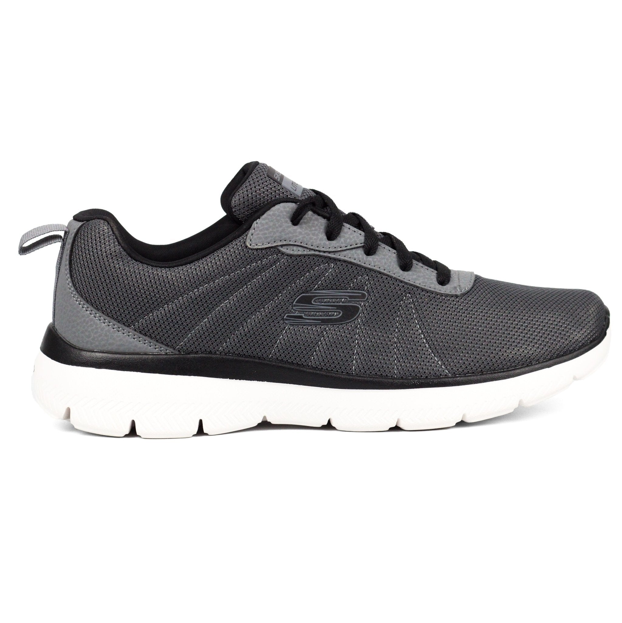 SKECHERS Light Weight Shoes GRY - Footcourt Egypt