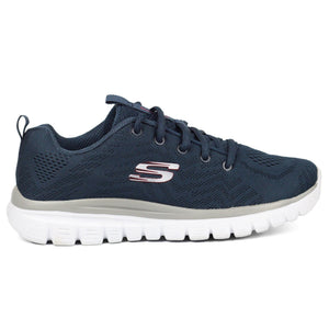 SKECHERS Graceful Get Connected Shoes NVGY - Footcourt Egypt