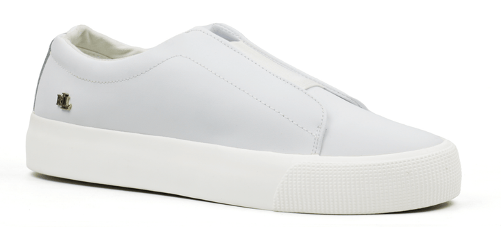 RALPH LAUREN Isla Leather Platform Trainer - Footcourt Egypt
