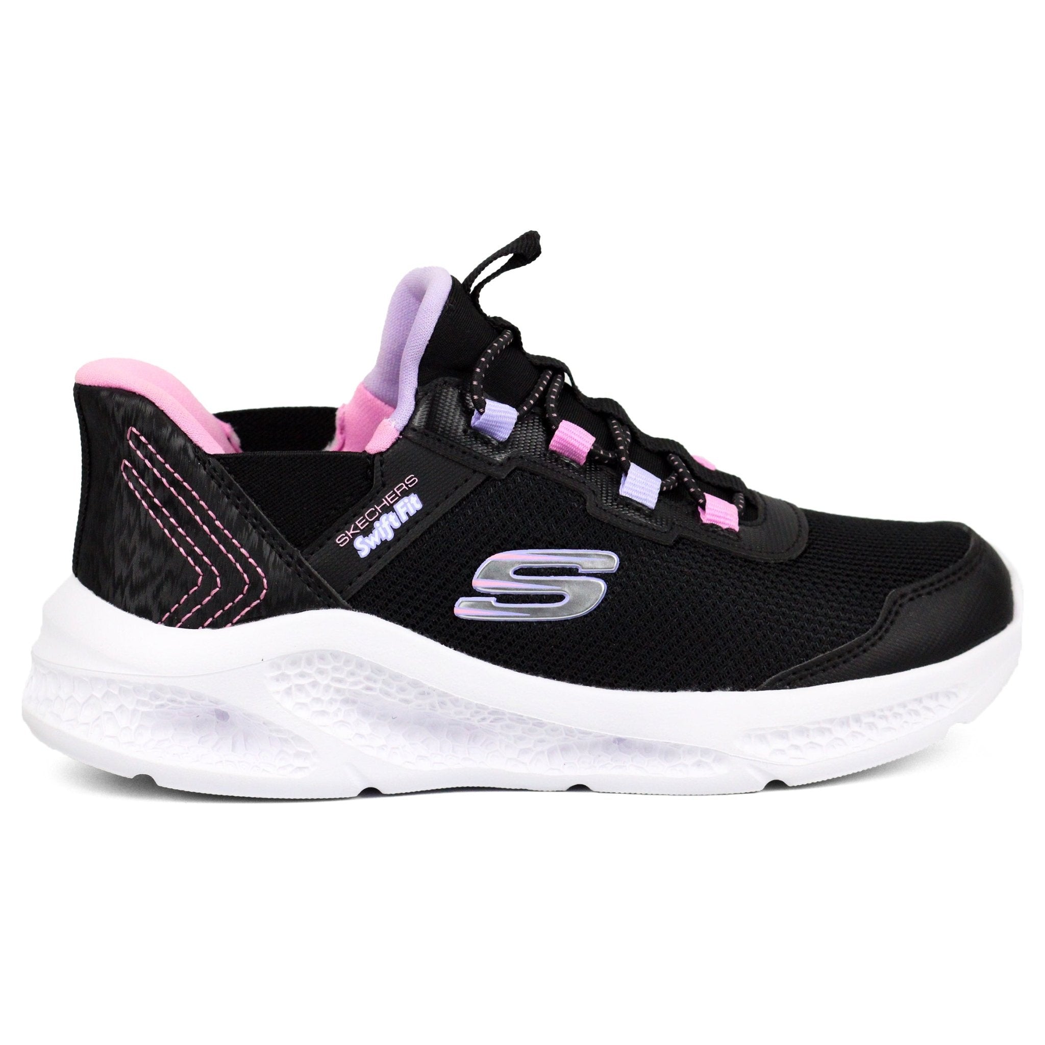 SKECHERS Swift Fit, Lightweight Kids BLK - Footcourt Egypt