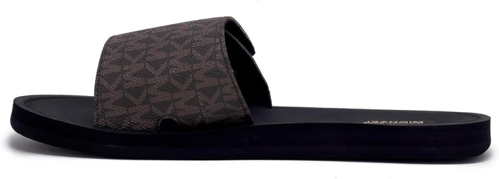 Michael Kors MK Signature Logo Print Wade Slide - Footcourt Egypt