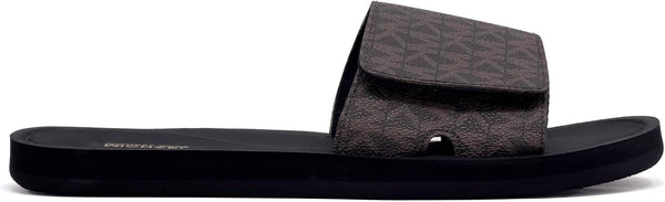 Michael Kors MK Signature Logo Print Wade Slide