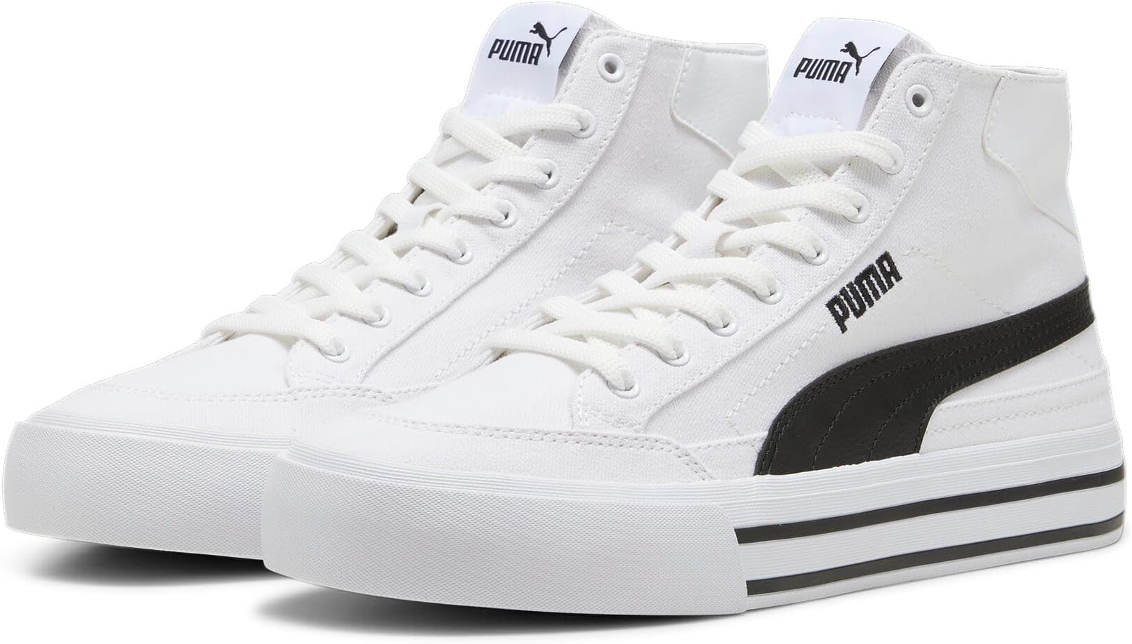 PUMA Court Classic Formstrip Mid Unisex Sneakers - Footcourt Egypt