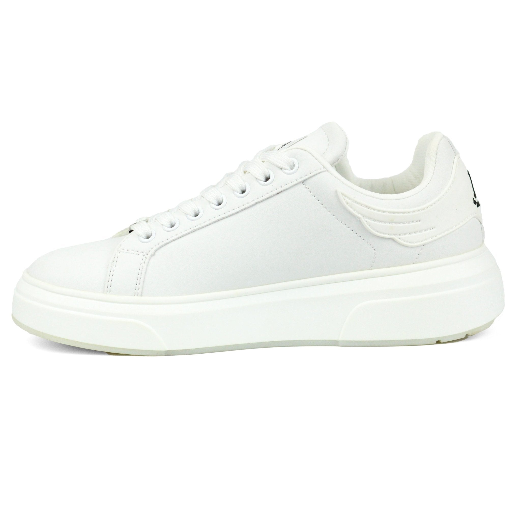 John Richmond Phantom Leather Sneakers Wb - Footcourt Egypt