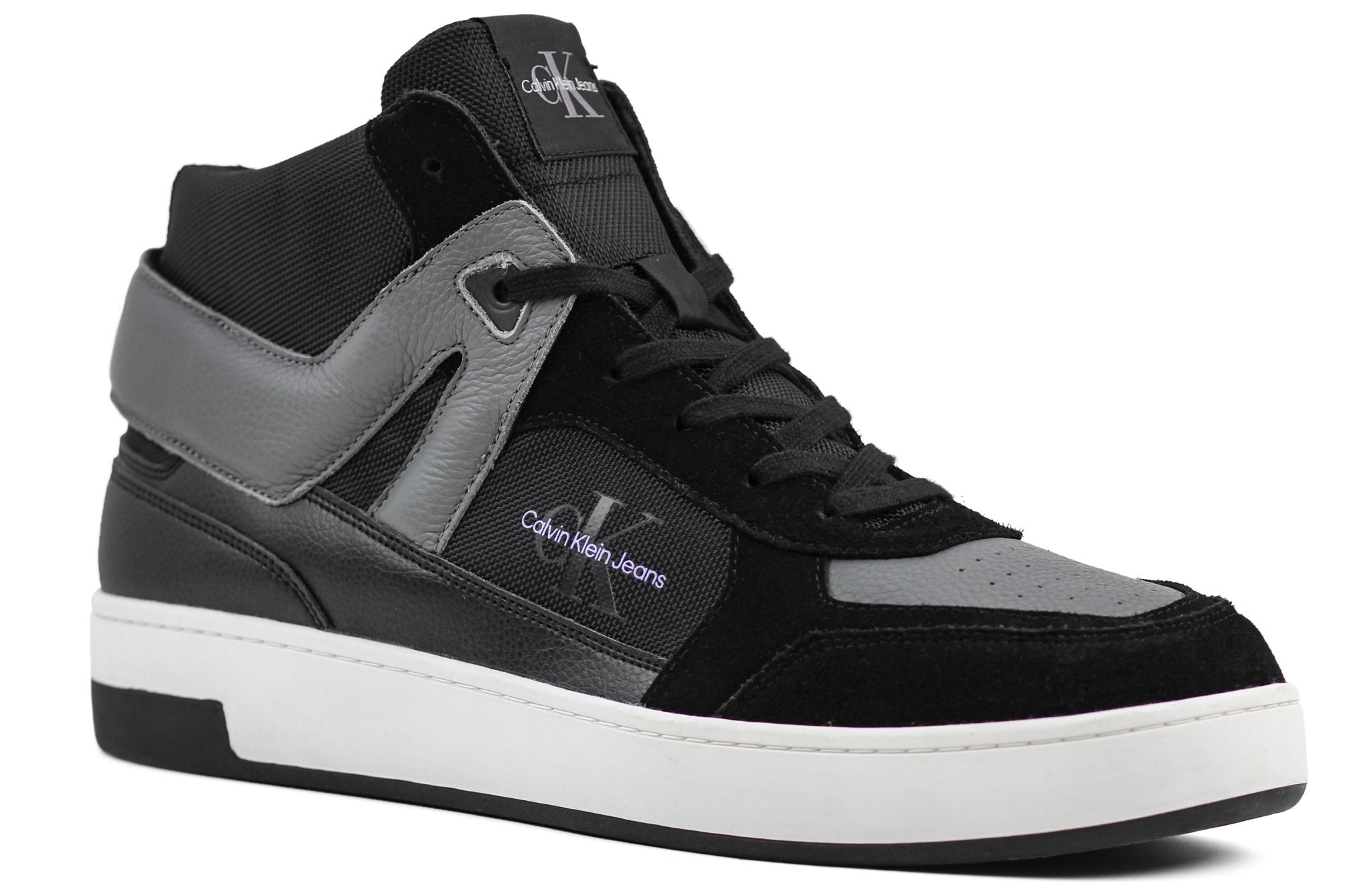 CALVIN KLEIN Basket Cupsole High Mix Ml Fad - Footcourt Egypt