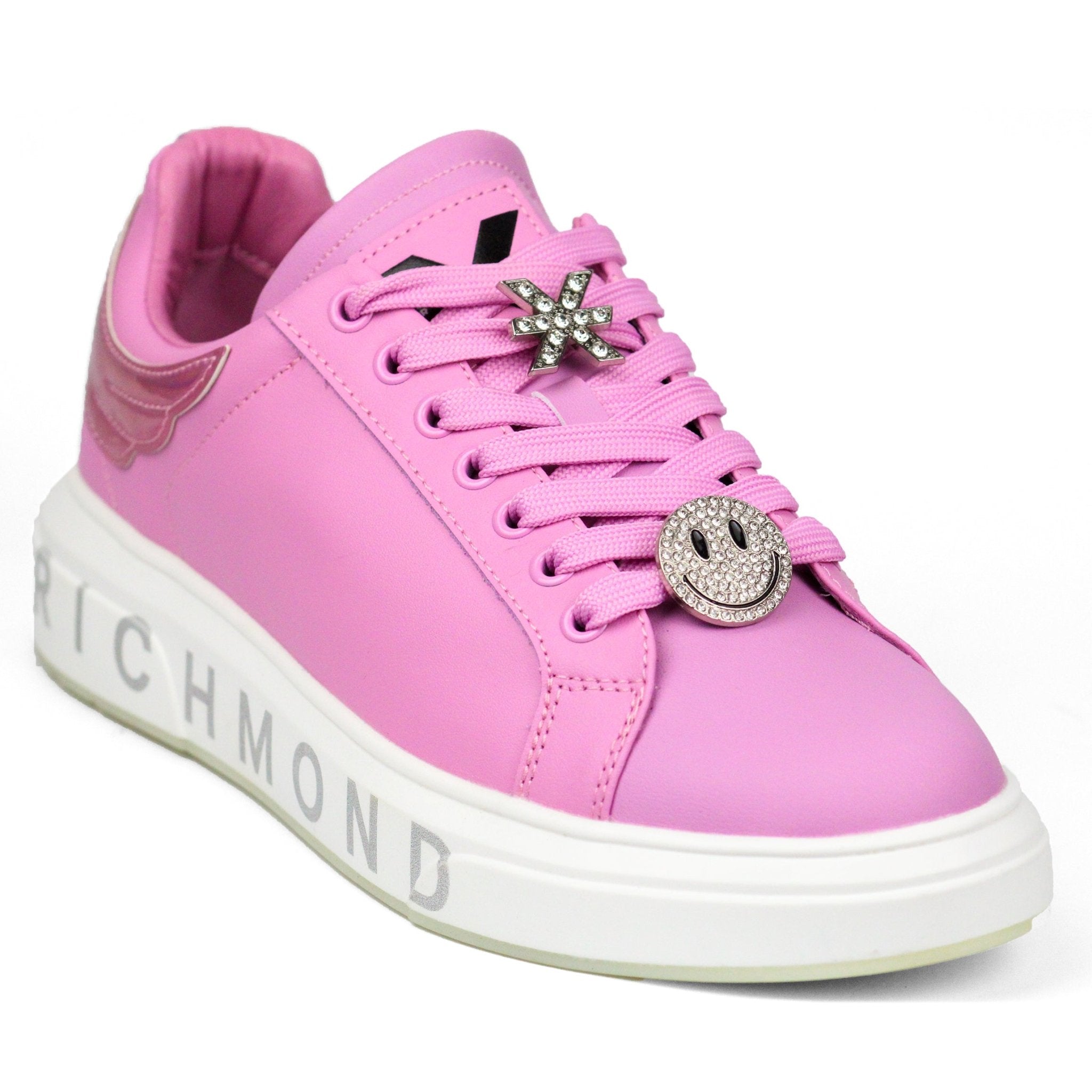 John Richmond Womens Leather shoes 27206CP PNK - Footcourt Egypt