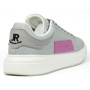 John Richmond Leather Sports Shoes GRY - Footcourt Egypt