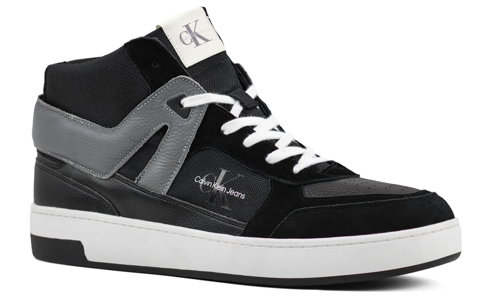 CALVIN KLEIN Basket Cupsole High Mix Ml Fad - Footcourt Egypt