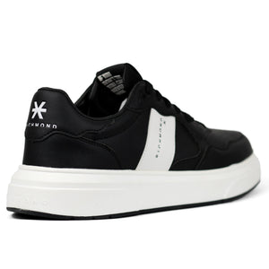John Richmond Splash-effect Lace-up Leather Sneakers BKW - Footcourt Egypt