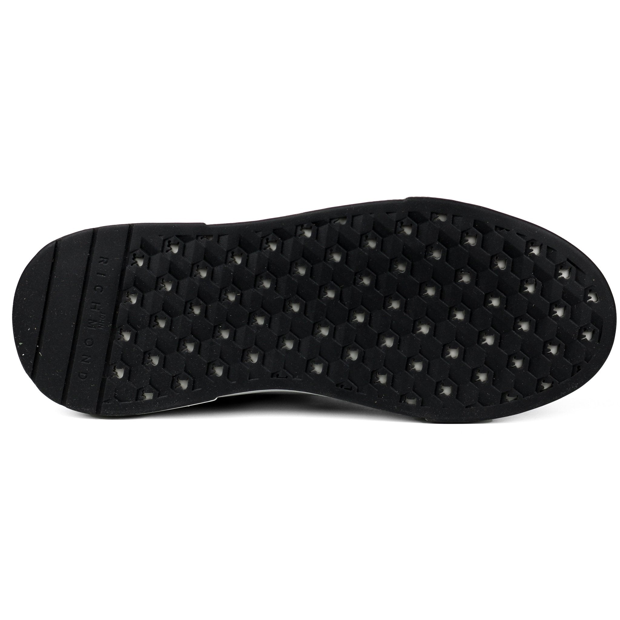John Richmond Splash-effect Lace-up Leather Sneakers BKW - Footcourt Egypt