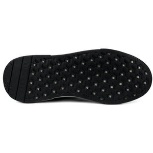 John Richmond Splash-effect Lace-up Leather Sneakers BKW - Footcourt Egypt