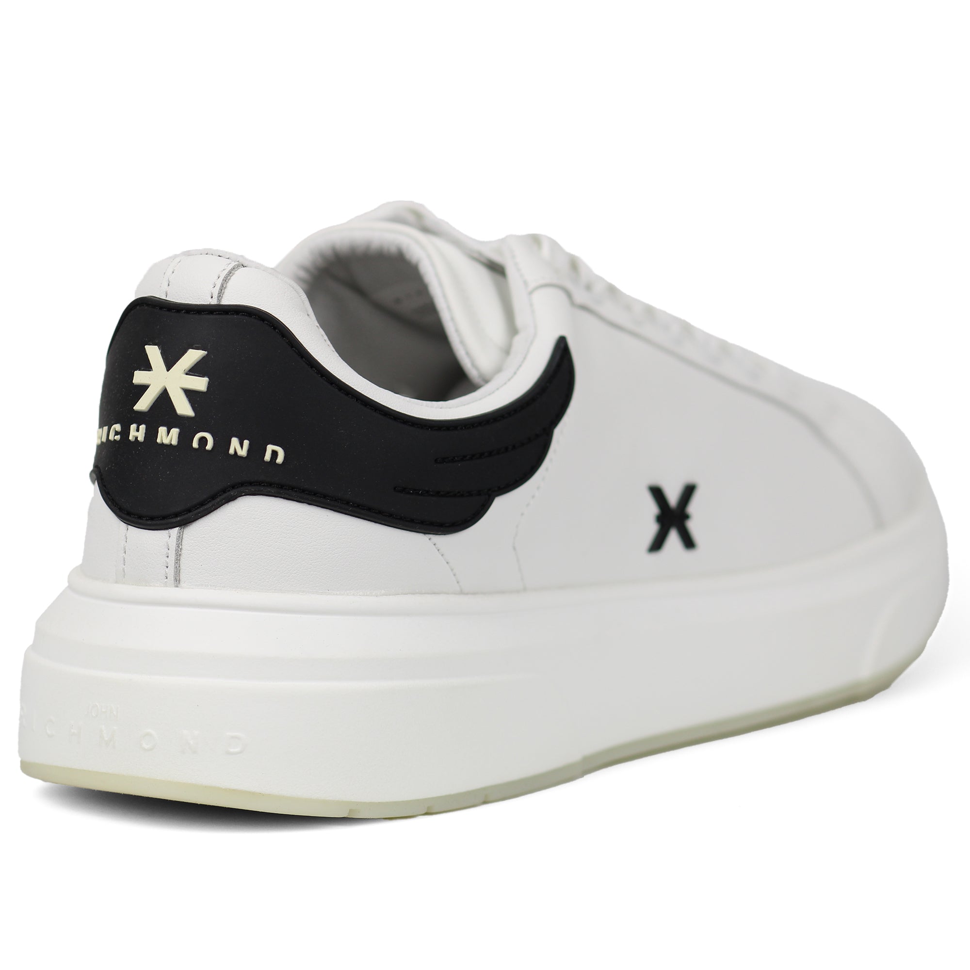 John Richmond X 29101Cp Men's Leather Sneakers WBK - Footcourt Egypt