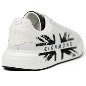John Richmond 15705CP Leather Sneakers WBK - Footcourt Egypt