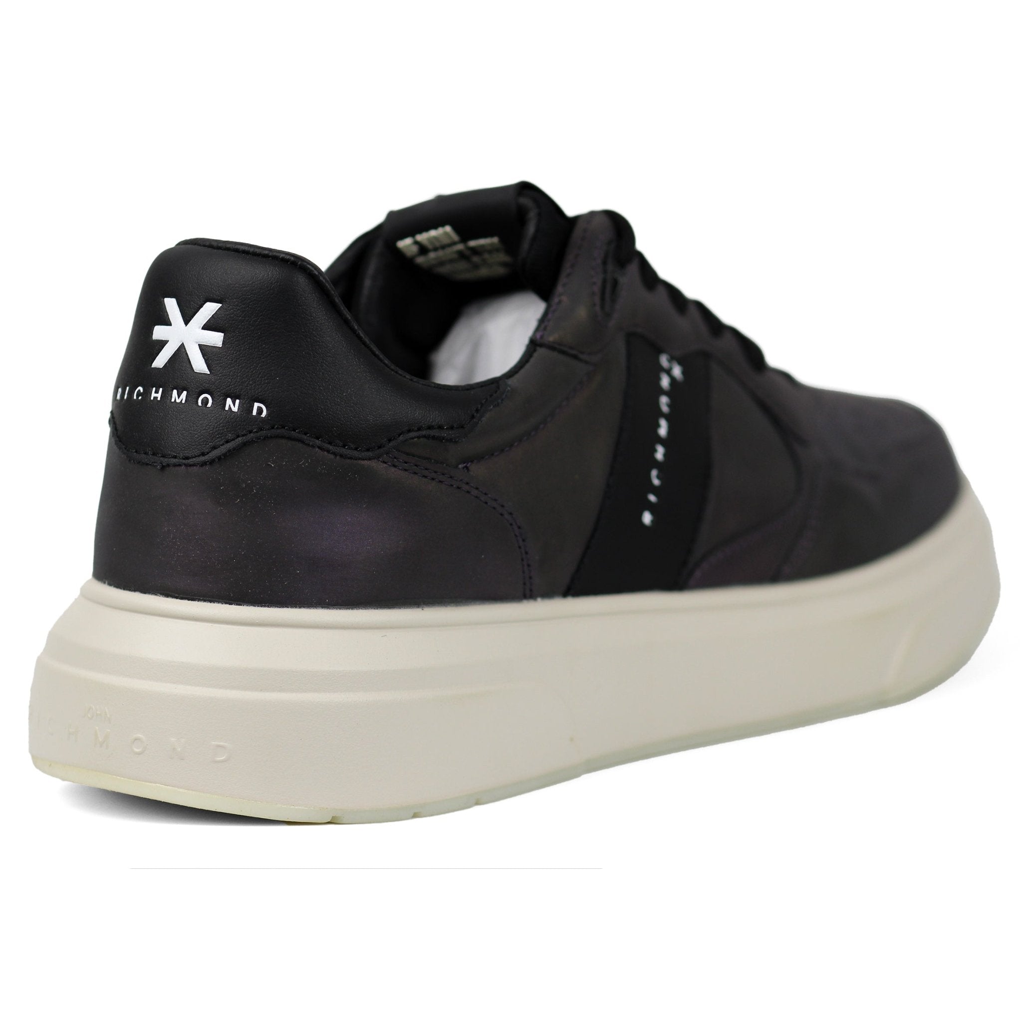 John Richmond 20015CP MEN'S Light Reflect Shoes BLK - Footcourt Egypt