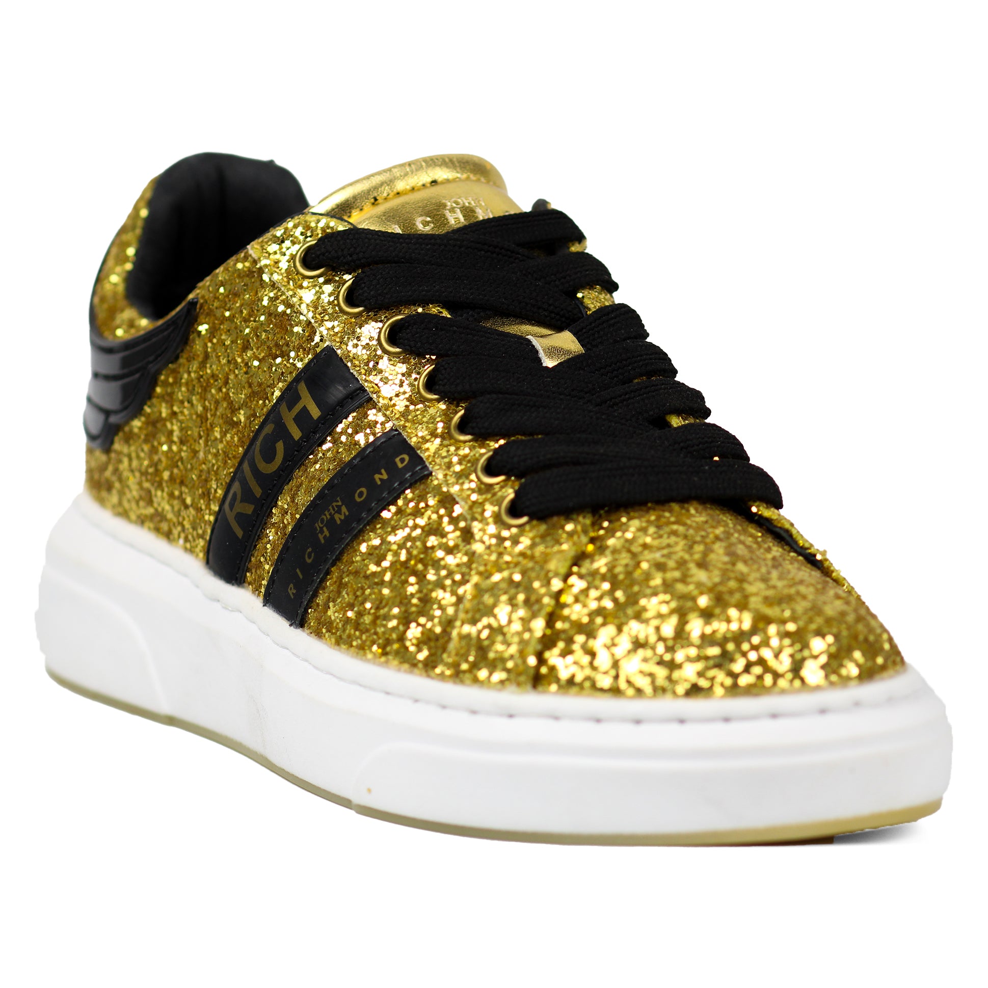 John Richmond Women's 3013CP Sneaker GDBK - Footcourt Egypt