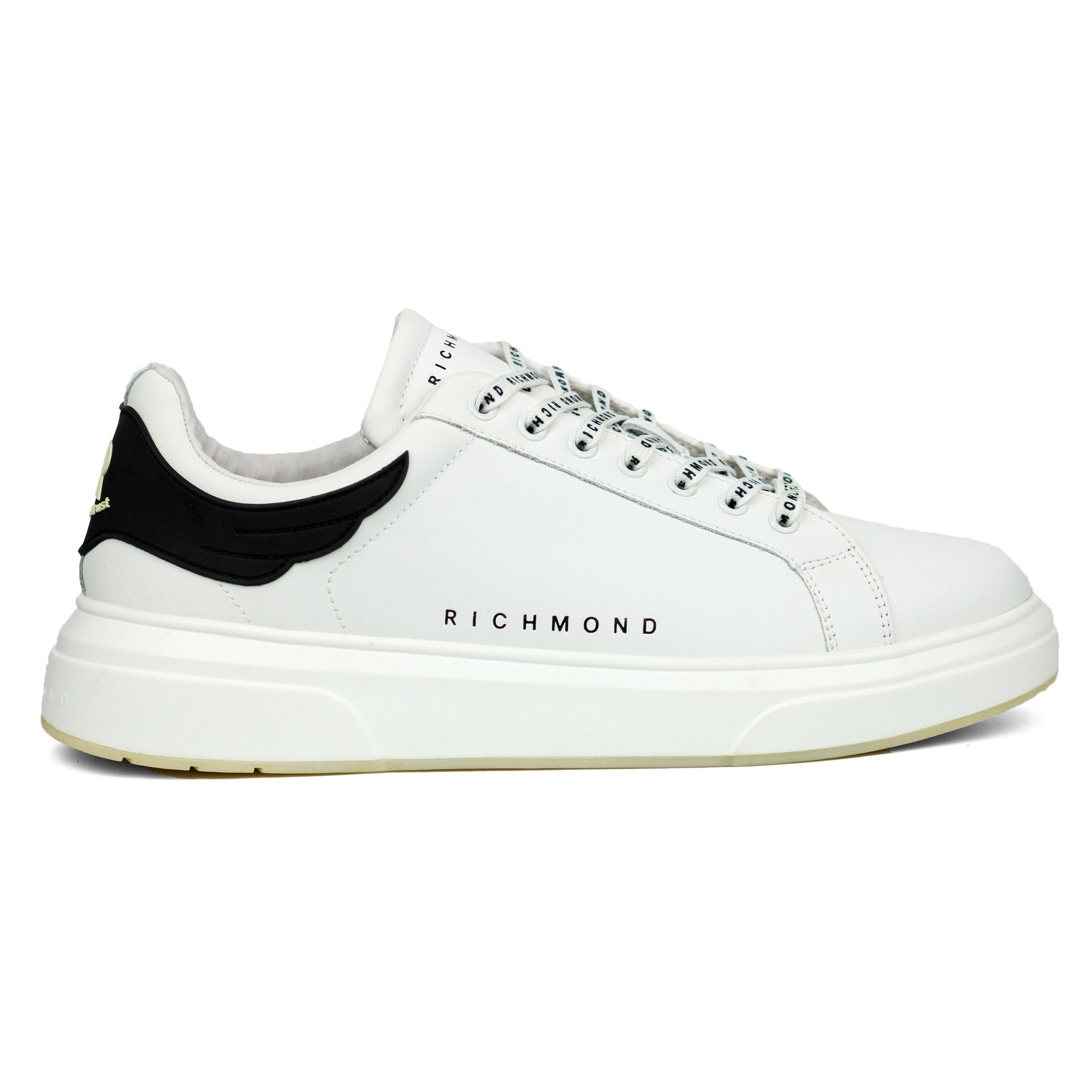 John Richmond 14018CP Men's Leather Sneakers WTBK - Footcourt Egypt