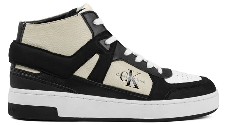 CALVIN KLEIN Basket Cupsole High Mix Ml Fad - Footcourt Egypt