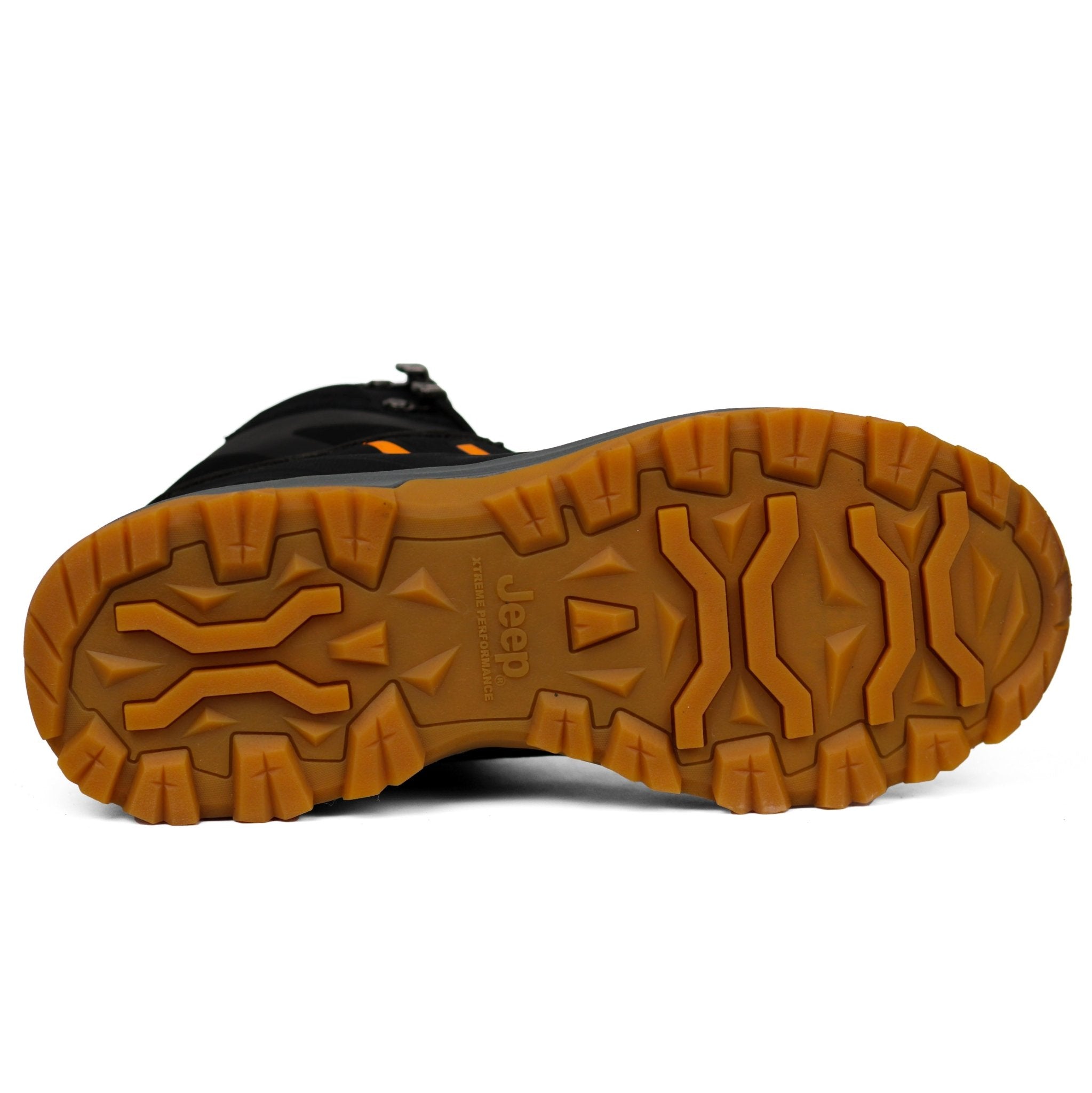 JEEP Mid Top Lace Chunky Hiking Boot Bkog - Footcourt Egypt