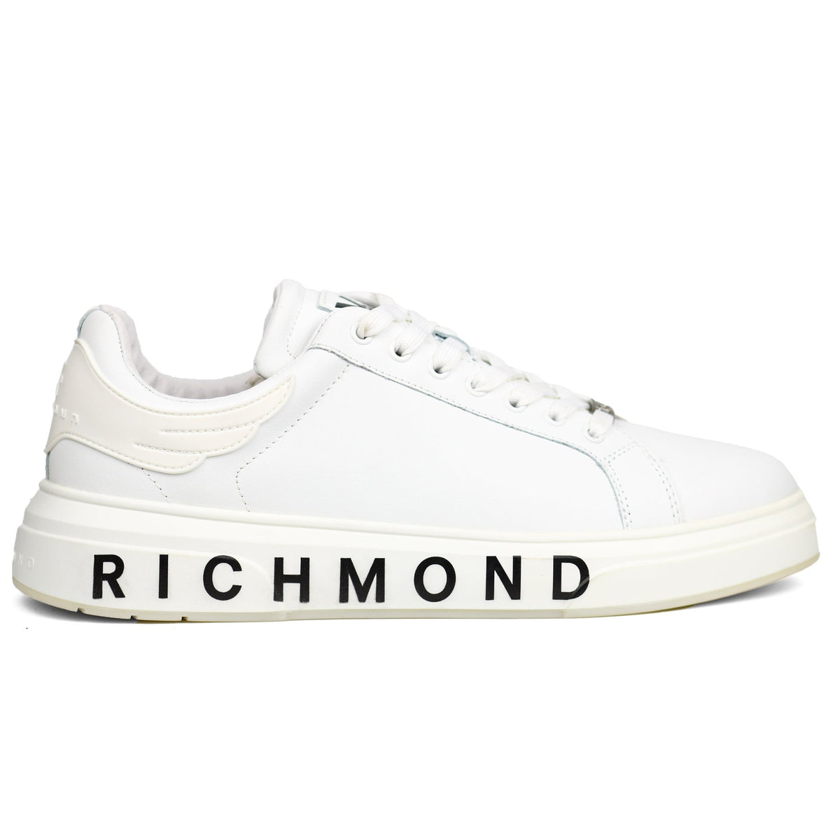 John Richmond 20006Cp Men's Leather Sneakers WHT - Footcourt Egypt