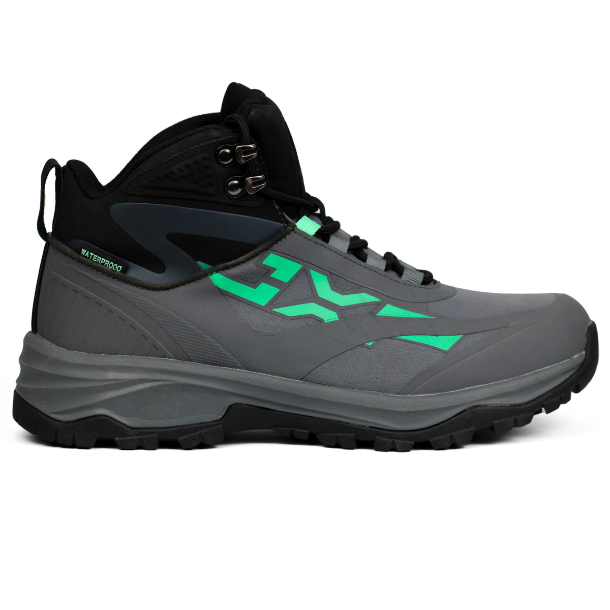 JEEP Mid Top Lace Chunky Hiking boot CHGN - Footcourt Egypt
