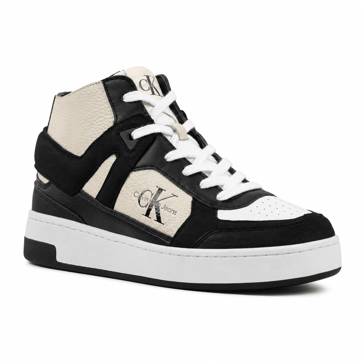 CALVIN KLEIN Basket Cupsole High Mix Ml Fad - Footcourt Egypt