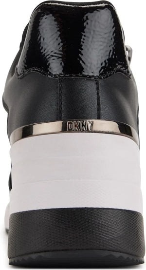 Dkny Kaden Lace - Up Zip Wedge Sneakers - Footcourt Egypt